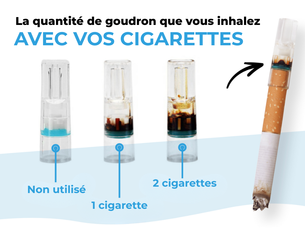 Filtre anti-goudron 100 pièces