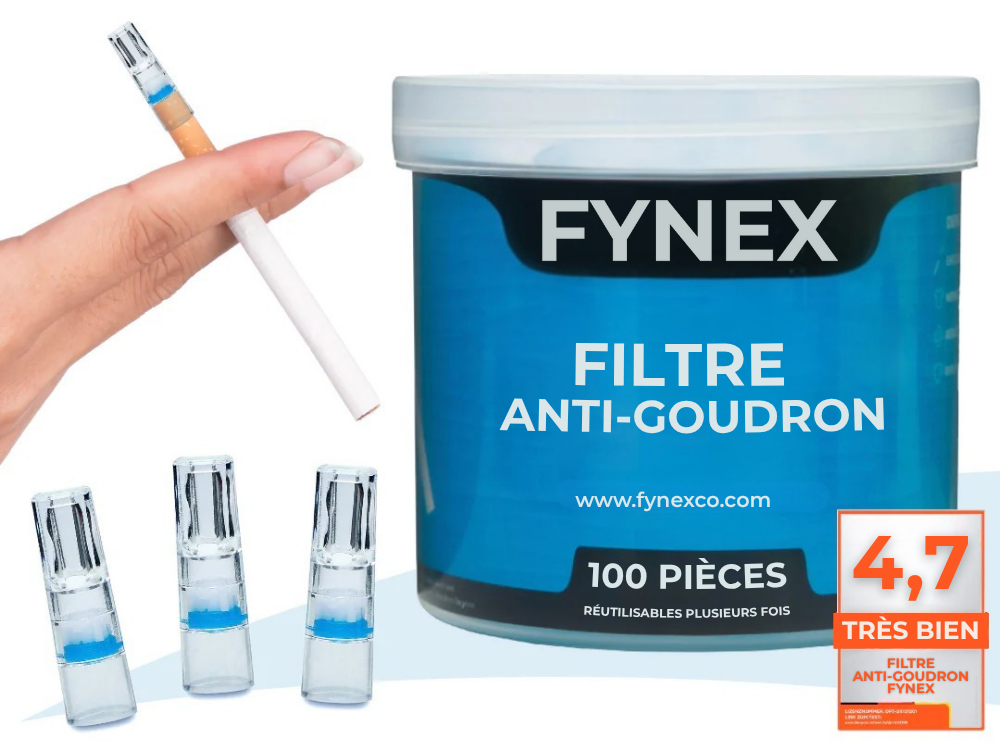 Filtre anti-goudron 100 pièces