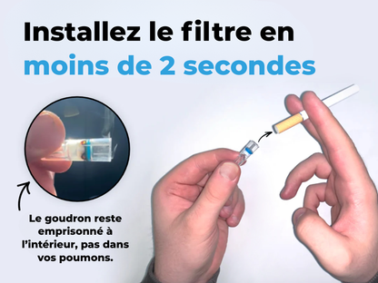 Filtre anti-goudron 100 pièces